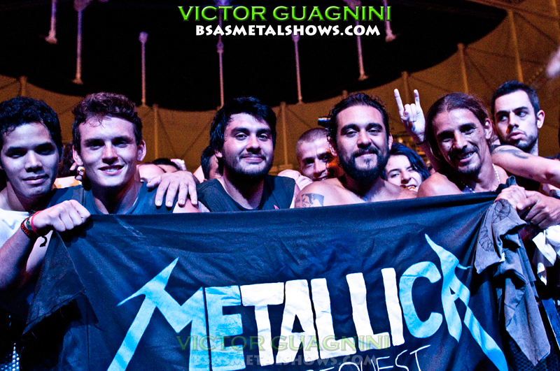 Fotografías de Victor Guagnini y Metallica oficial. El rock sonó fuerte el sábado y domingo en el Estadio Ciudad de La Plata.