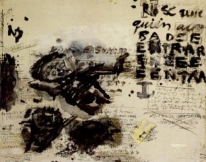 Alberto Greco (Buenos Aires, 1931 - Barcelona, 1965). Obra sin título, 1963