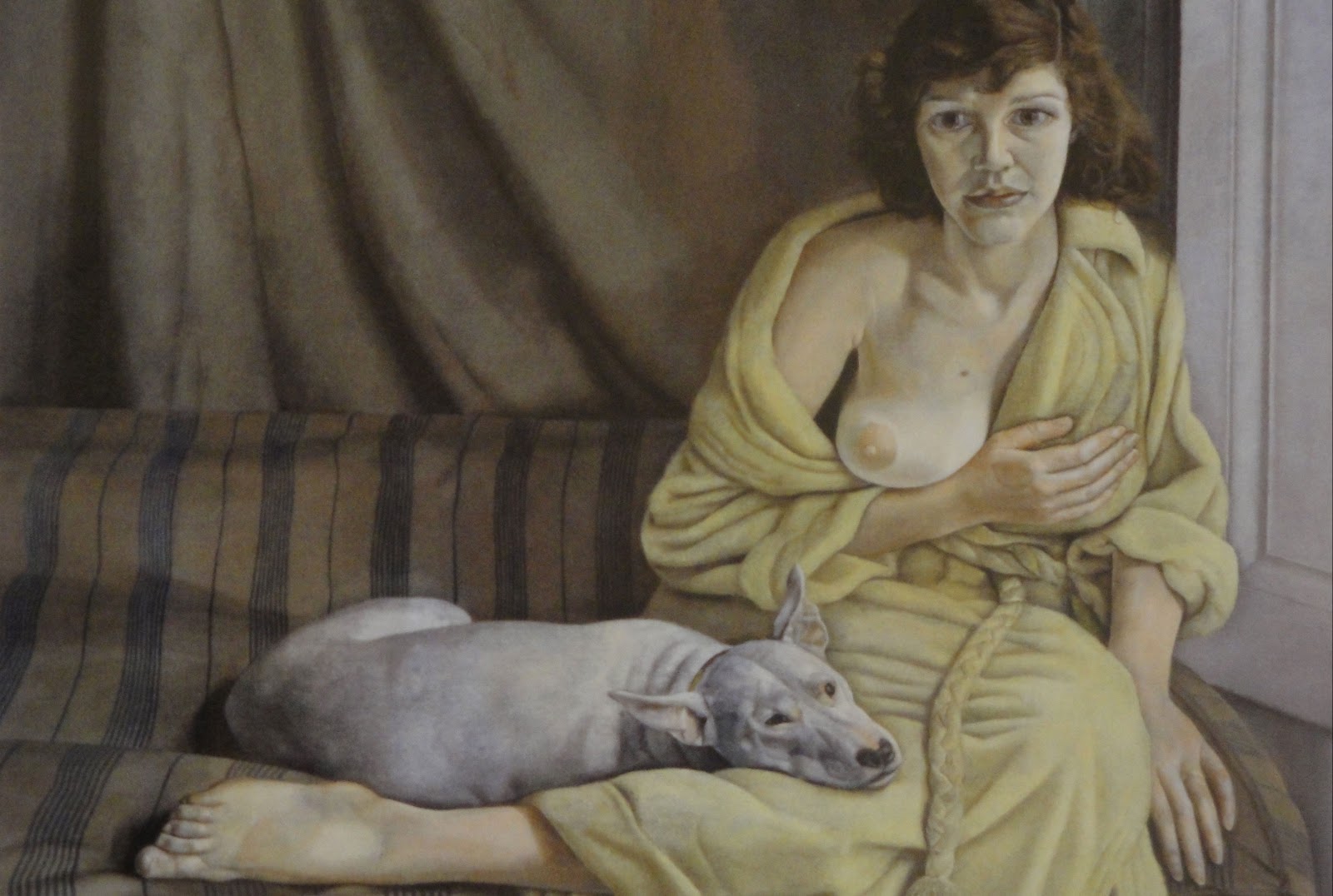 Retrato de su primera mujer, Kitty Garman, período simbolista