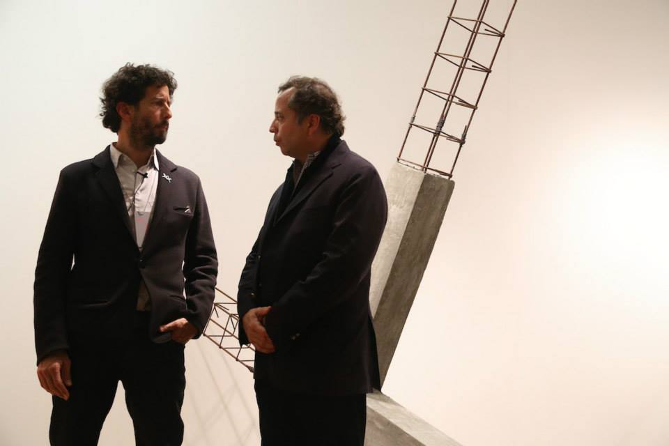 El curador colombiano José Roca y Diego Costa Peuser, director de Pinta NY
