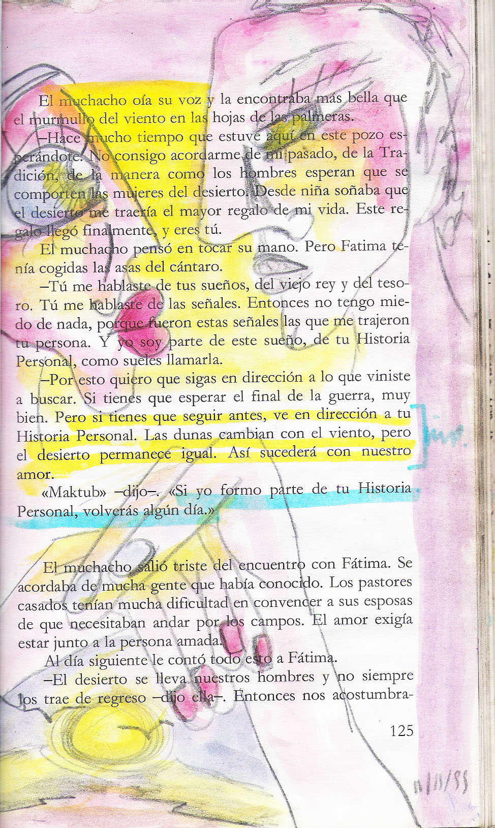 Si yo formo parte de tu historia personal, volverás algún día…” ~  #ColoresDeMilagros ~ Infobae.com, image size:974x1629