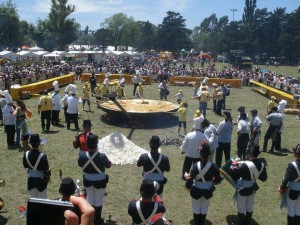 Omelette gigante, Pigüé 2012