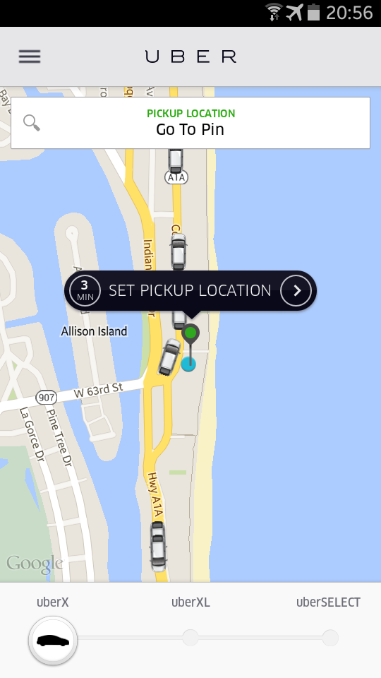 Uber en Miami